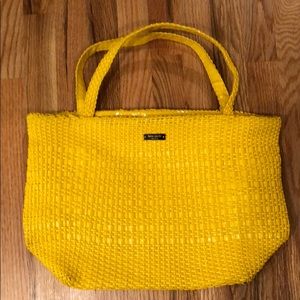Kate Spade Patent Leather Basket Weave Bag